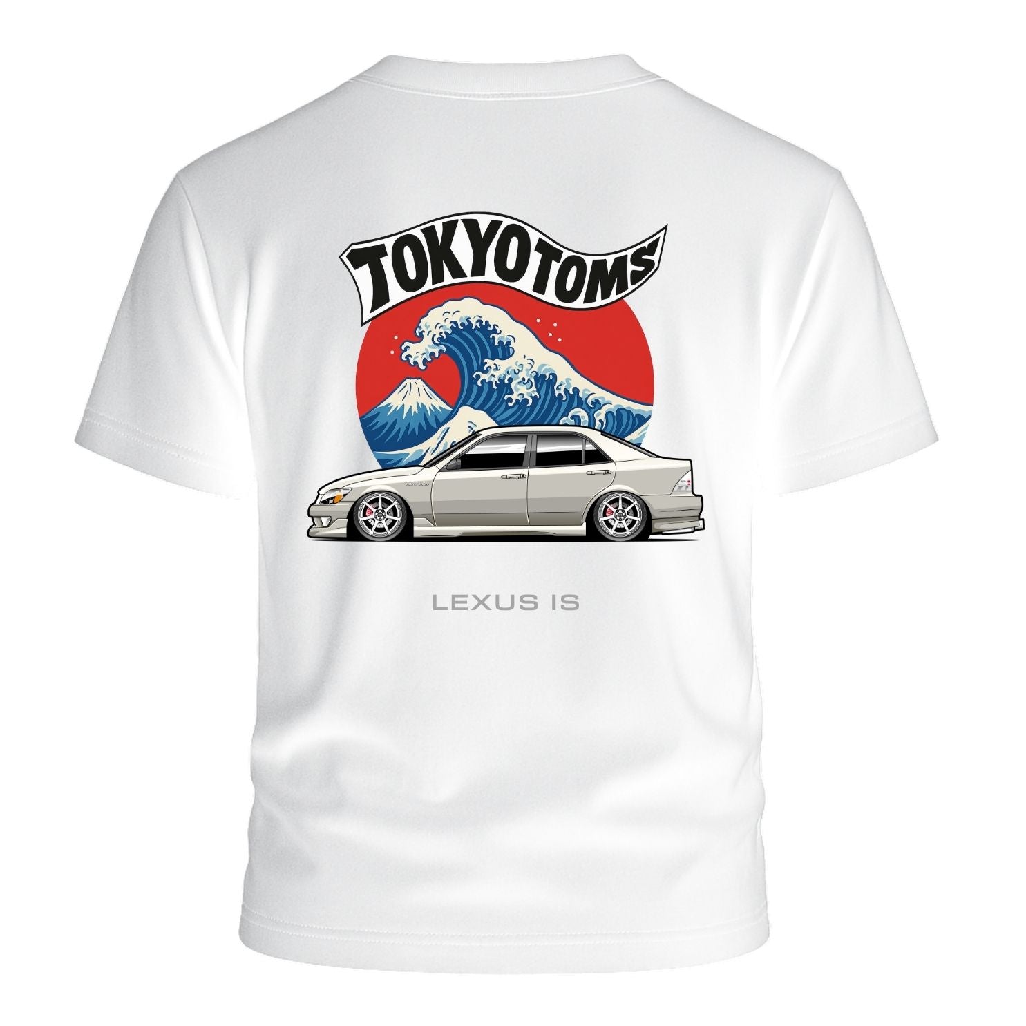 Tokyo Toms Lexus IS Wave T-Shirt Hoodie, Sweatshirt | CiraTrend.com (Image 1)