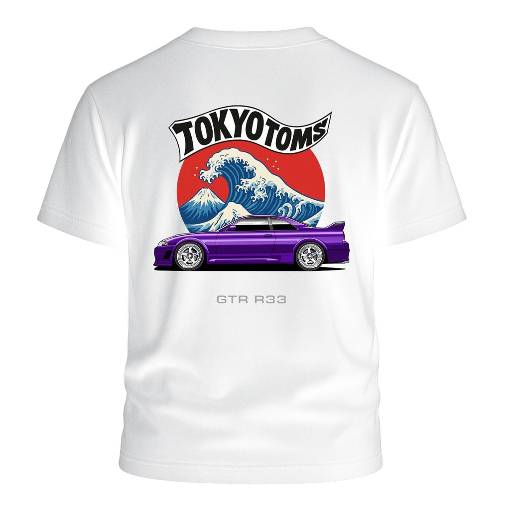 Tokyo Toms Nissan GTR R33 Wave T-Shirt Hoodie, Sweatshirt | CiraTrend.com (Image 1)