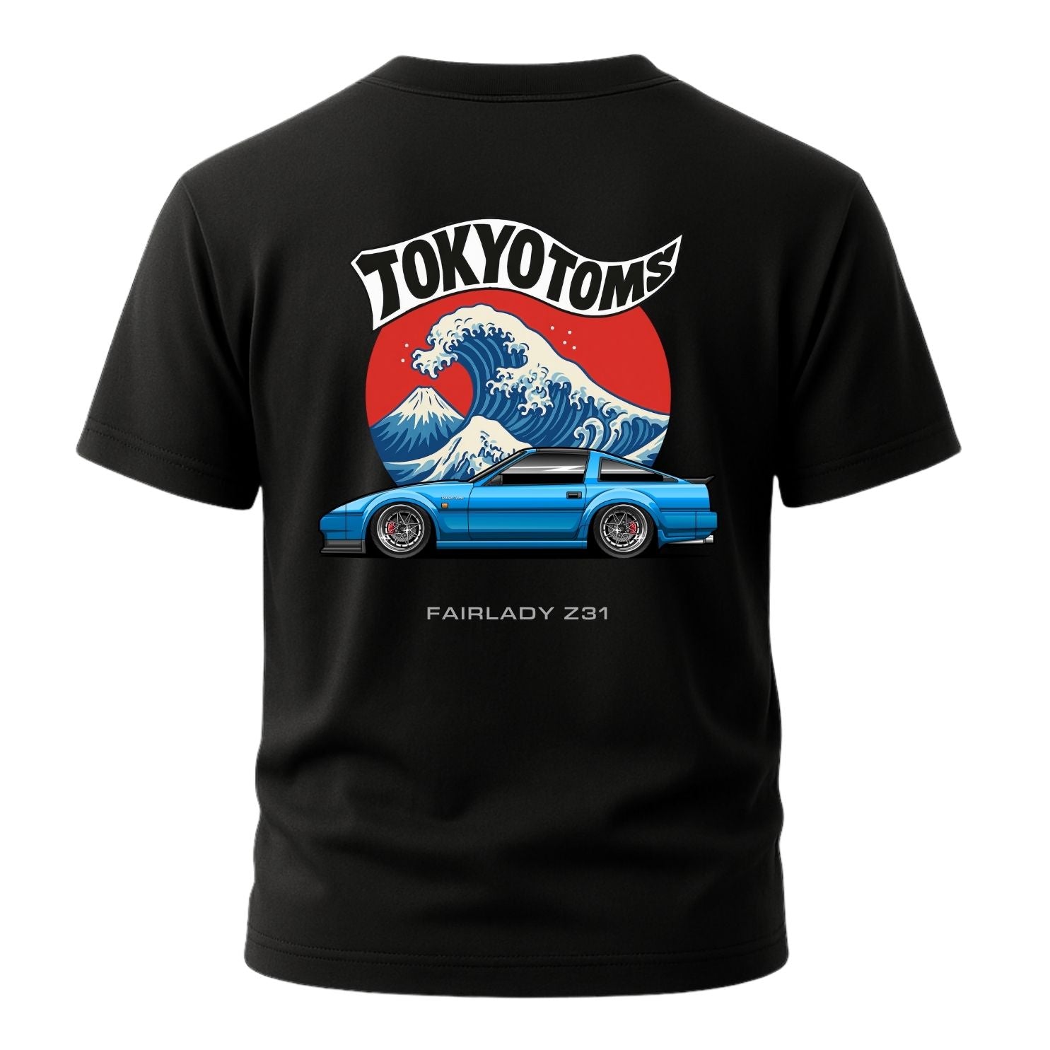 Tokyo Toms Nissan Fairlady Z31 Wave T-Shirt Hoodie, Sweatshirt | CiraTrend.com (Image 2)