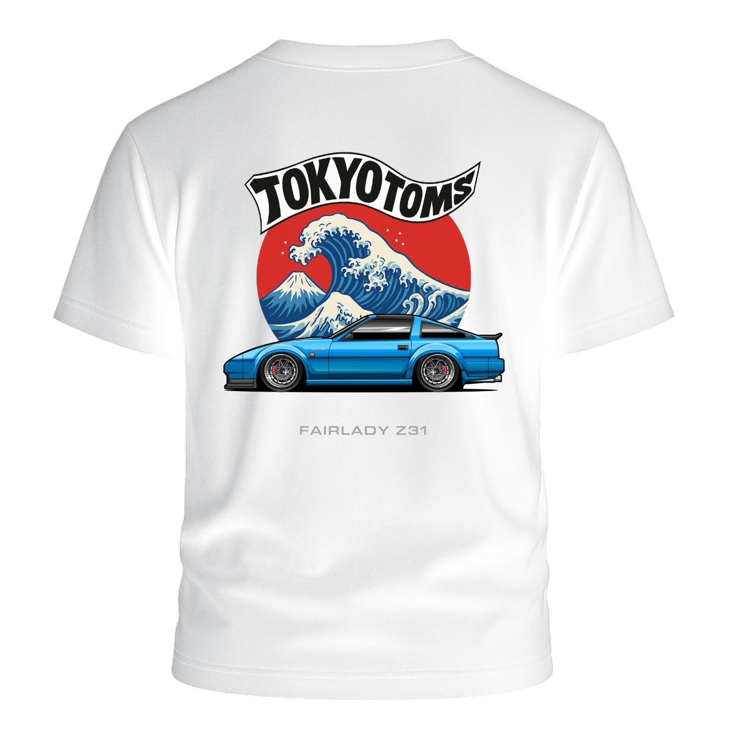 Tokyo Toms Nissan Fairlady Z31 Wave T-Shirt Hoodie, Sweatshirt | CiraTrend.com (Image 1)