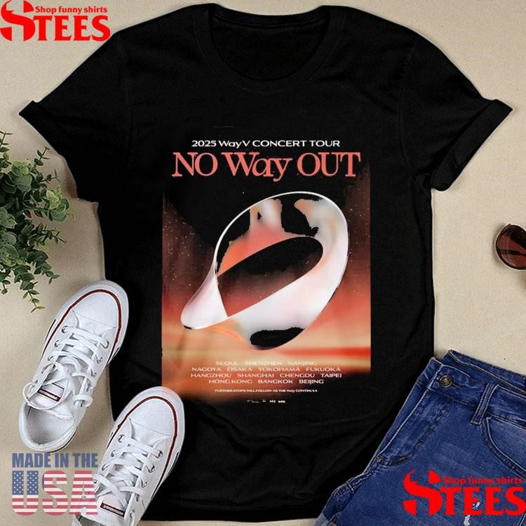 Wayv No Way Out Concert Tour 2025 T-shirt