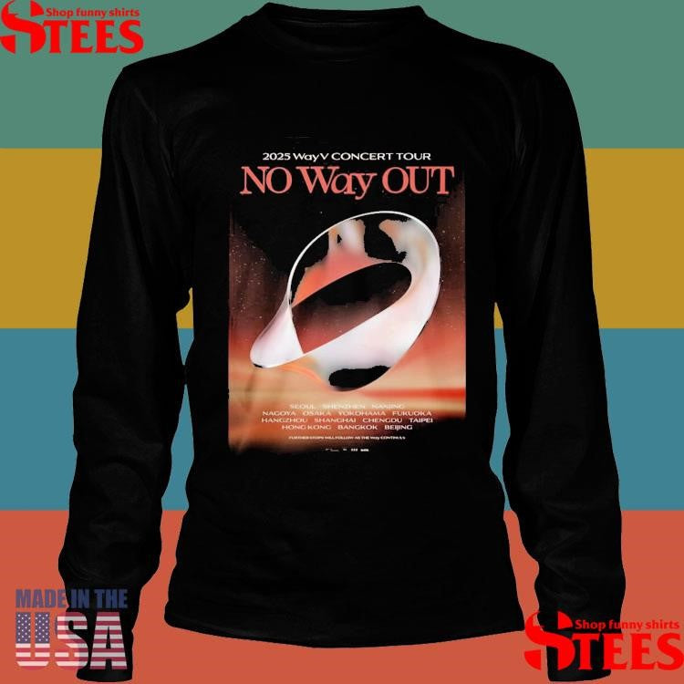 Wayv No Way Out Concert Tour 2025 T-shirt