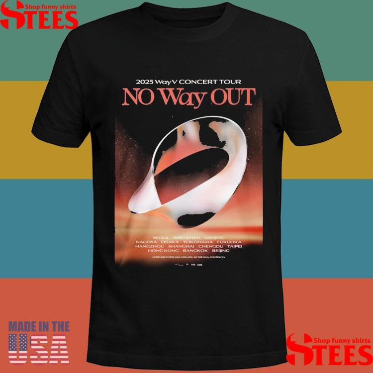 Wayv No Way Out Concert Tour 2025 T-shirt