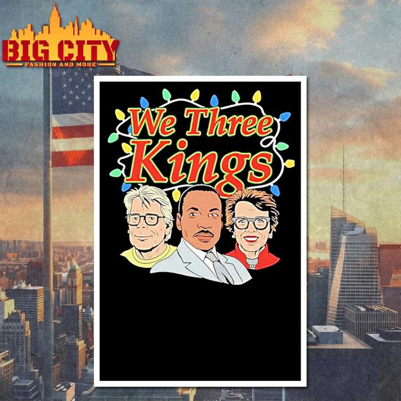 We Three Kings Christmas Light Shirt