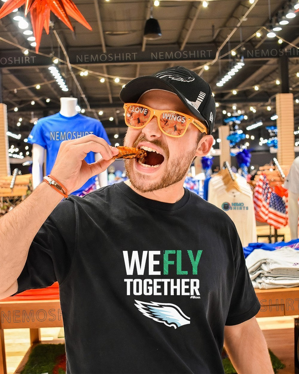We fly together Philadelphia Eagles logo shirt
