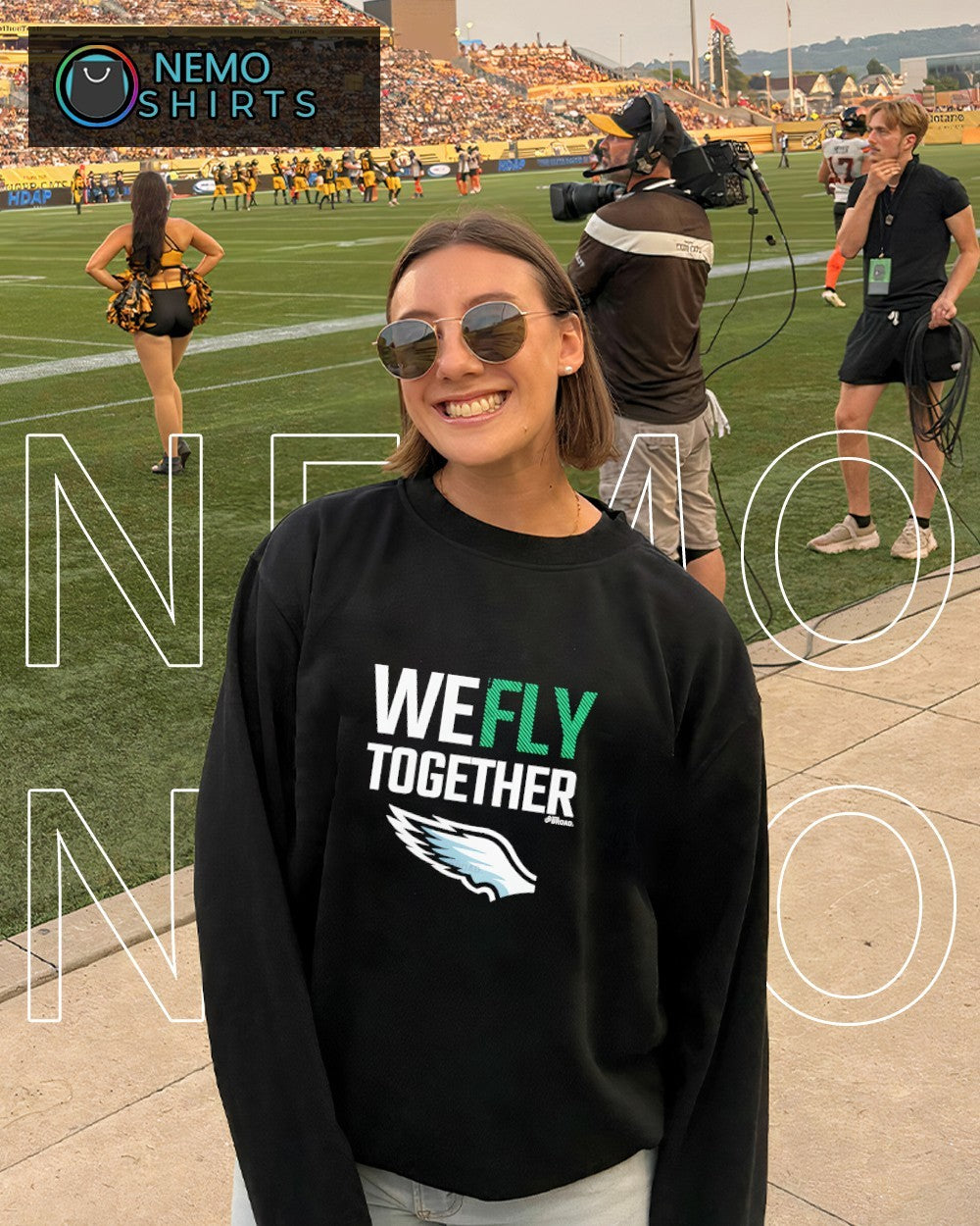 We fly together Philadelphia Eagles logo shirt