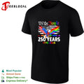 We the people 250 years 1776 2026 american flag pride eagle shirt