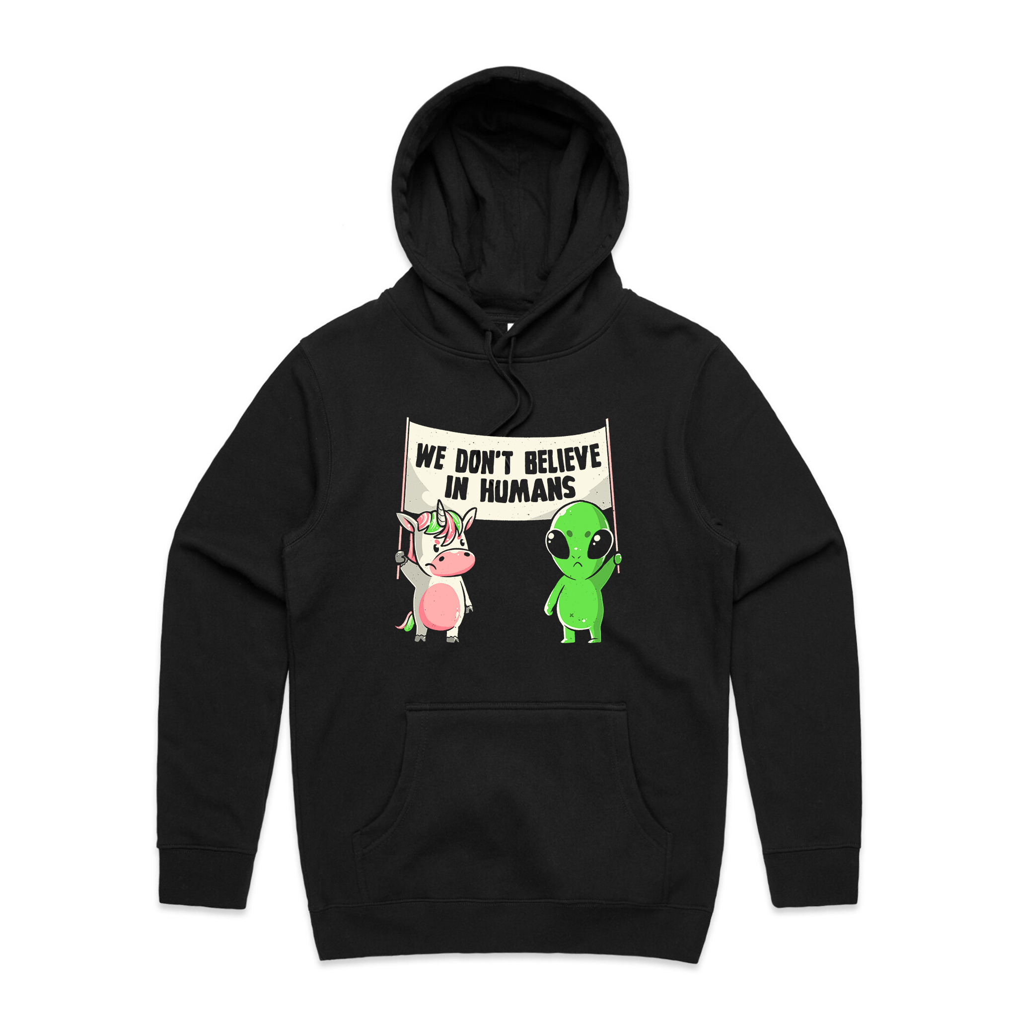 We Don't Believe In Humans Hoodie T-Shirts, Sweatshirt | CiraTrend.com (Image 1)