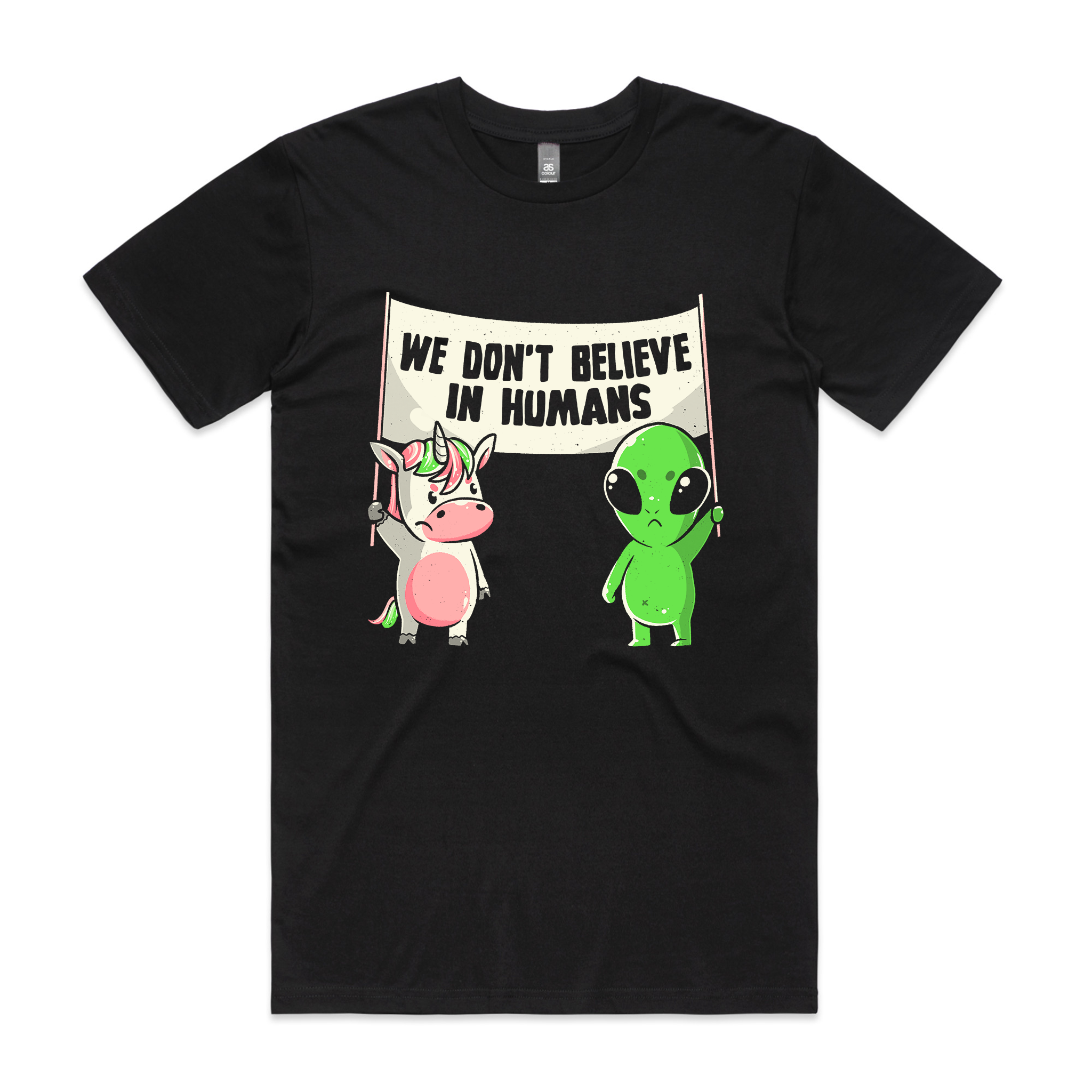 We Don't Believe In Humans Tee Hoodie, Sweatshirt | CiraTrend.com (Image 1)