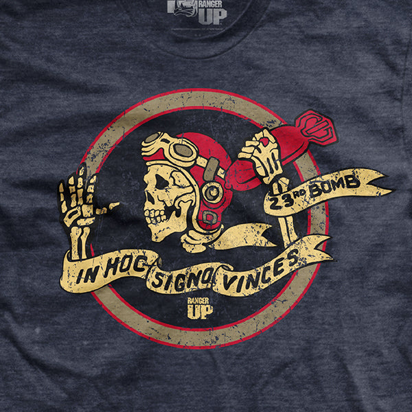 23rd Bomb Skeleton Bomber T-Shirt Style001