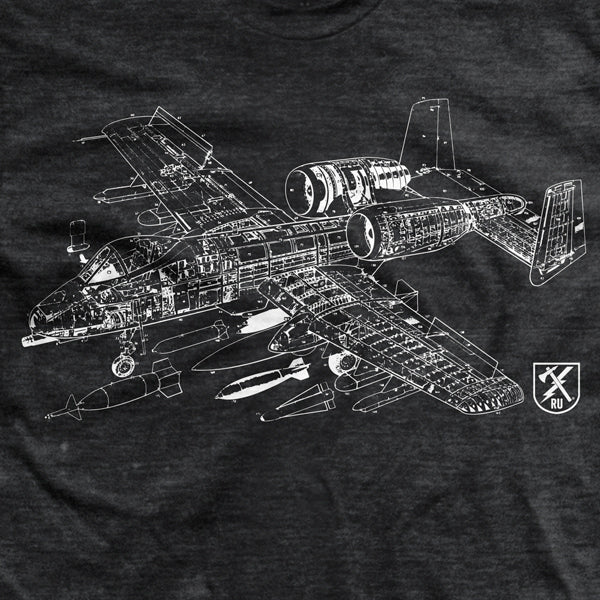 A-10 Diagram T-Shirt Style001