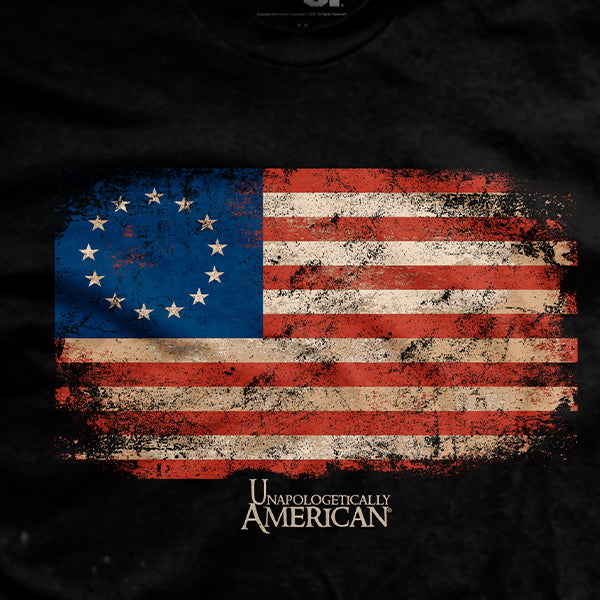 Betsy Ross Glory T-Shirt Hoodie, Sweatshirt | CiraTrend.com (Image 2)