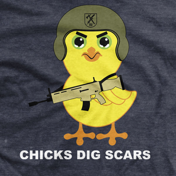 Chicks Dig Scars T-shirt Hoodie, Sweatshirt | CiraTrend.com (Image 2)