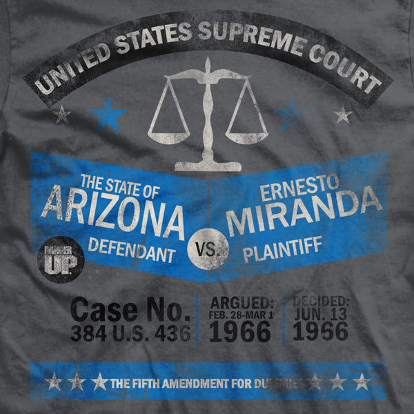Miranda V Arizona T-Shirt Hoodie, Sweatshirt | CiraTrend.com (Image 2)
