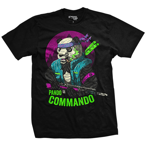 80's Pando Commando T-Shirt Style001