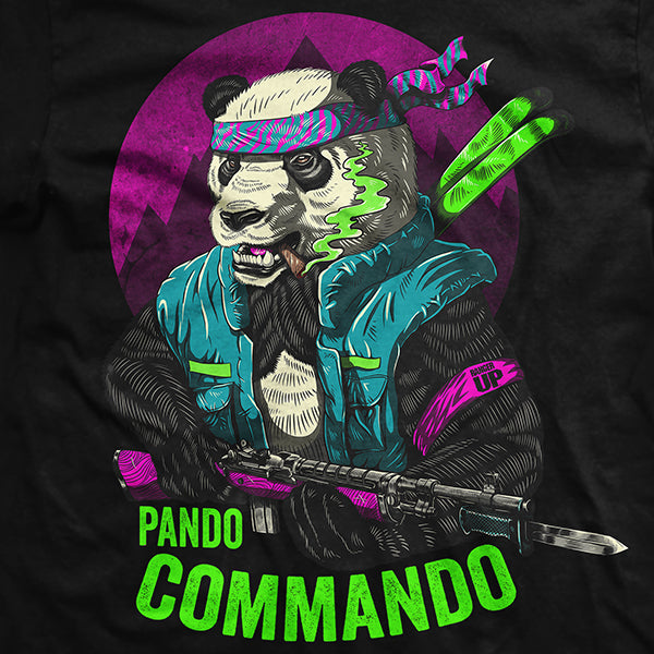 80's Pando Commando T-Shirt Style001