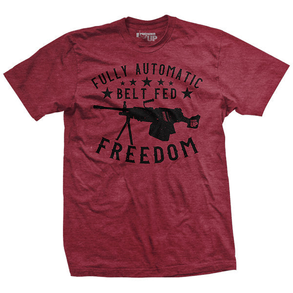 Fully Automatic Freedom T-Shirt Red Hoodie, Sweatshirt | CiraTrend.com (Image 1)