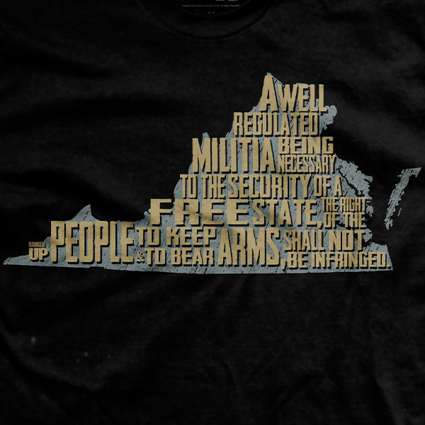 The Virginia 2nd Amendment T-Shirt Hoodie, Sweatshirt | CiraTrend.com (Image 2)