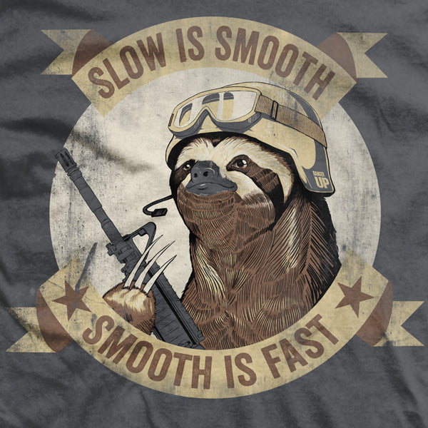 Slow Is Smooth Smooth Is Fast T-Shirt Hoodie, Sweatshirt | CiraTrend.com (Image 2)