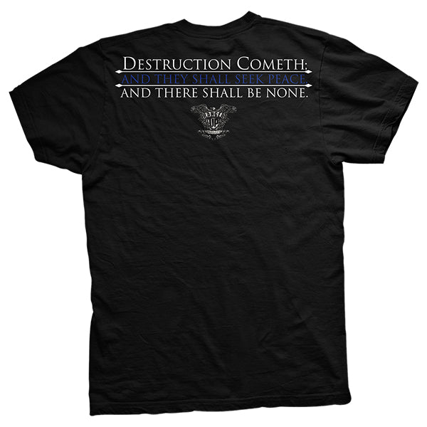 Thin Blue Line T-Shirt Hoodie, Sweatshirt | CiraTrend.com (Image 3)