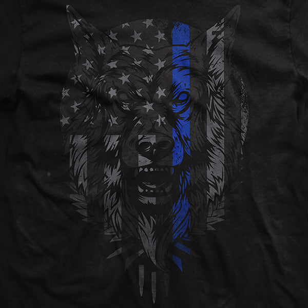 Thin Blue Line T-Shirt Hoodie, Sweatshirt | CiraTrend.com (Image 2)