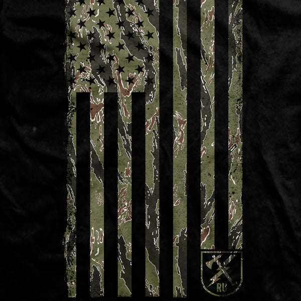 Tiger Stripe Camo Flag T-Shirt Hoodie, Sweatshirt | CiraTrend.com (Image 2)