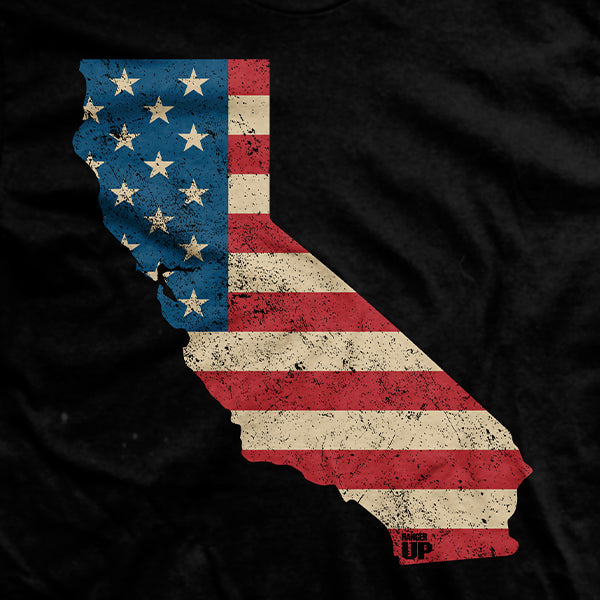 U.S Flag - California T-Shirt Hoodie, Sweatshirt | CiraTrend.com (Image 2)