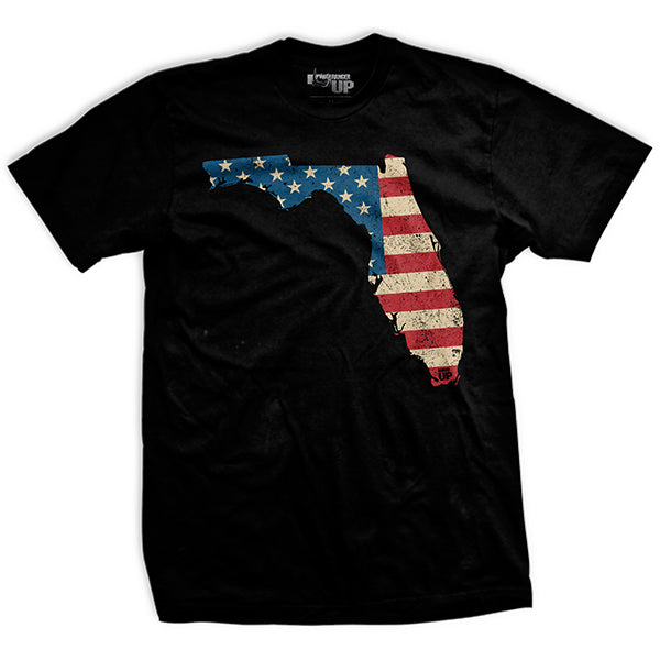 U.S Flag - Florida T-Shirt Hoodie, Sweatshirt | CiraTrend.com (Image 1)