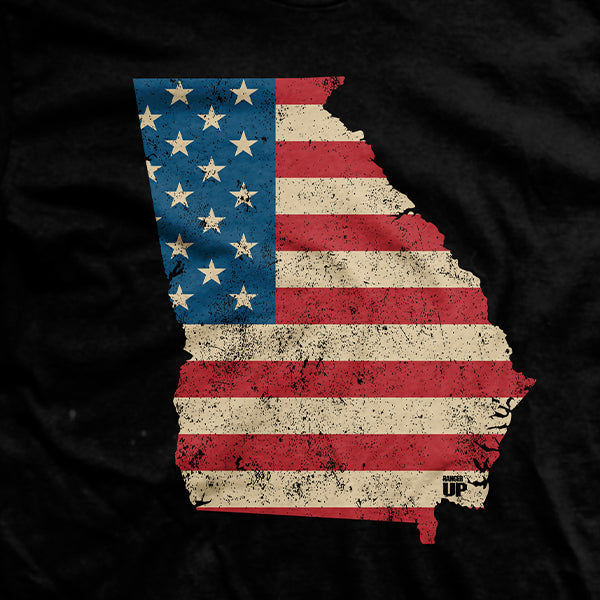 U.S Flag - Georgia T-Shirt Hoodie, Sweatshirt | CiraTrend.com (Image 2)