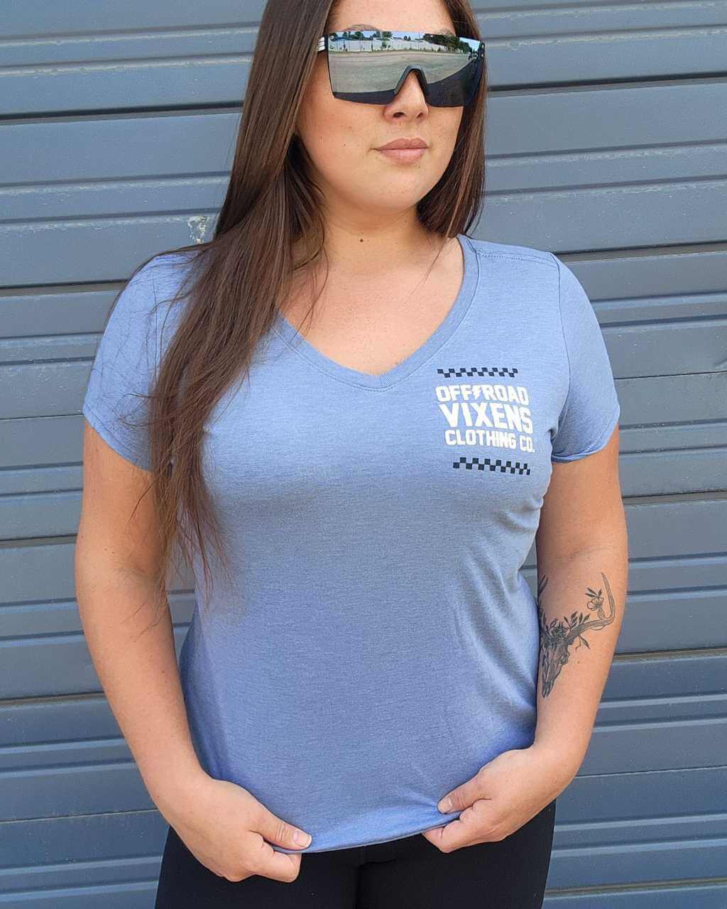 Bandana Ladies V Neck Tee Hoodie, Sweatshirt | CiraTrend.com (Image 5)