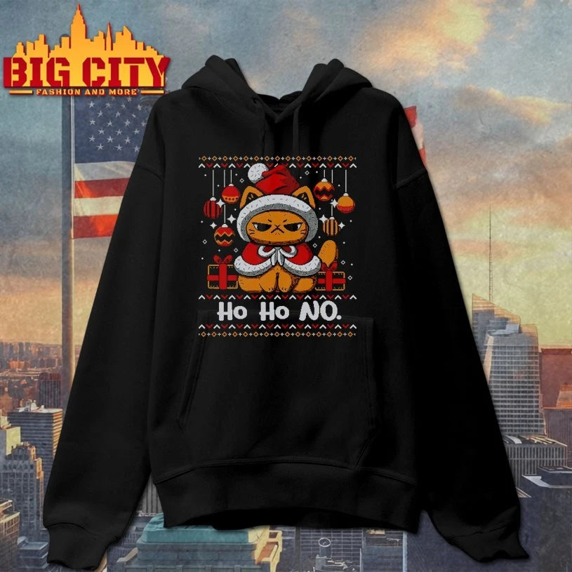 Weeklies cat ho ho No Ugly christmas shirt