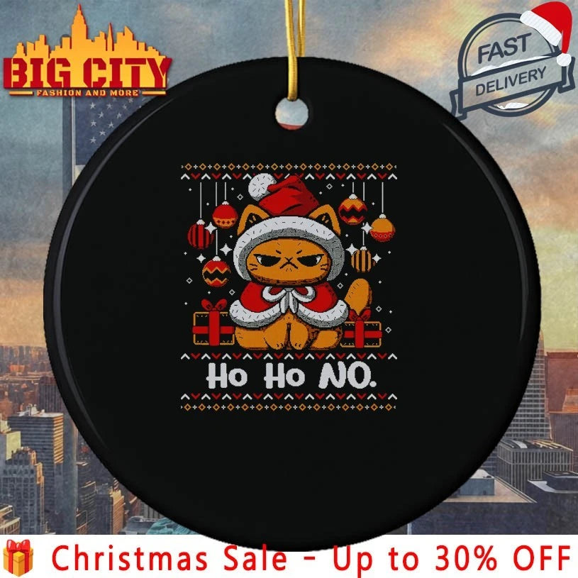 Weeklies cat ho ho No Ugly christmas shirt