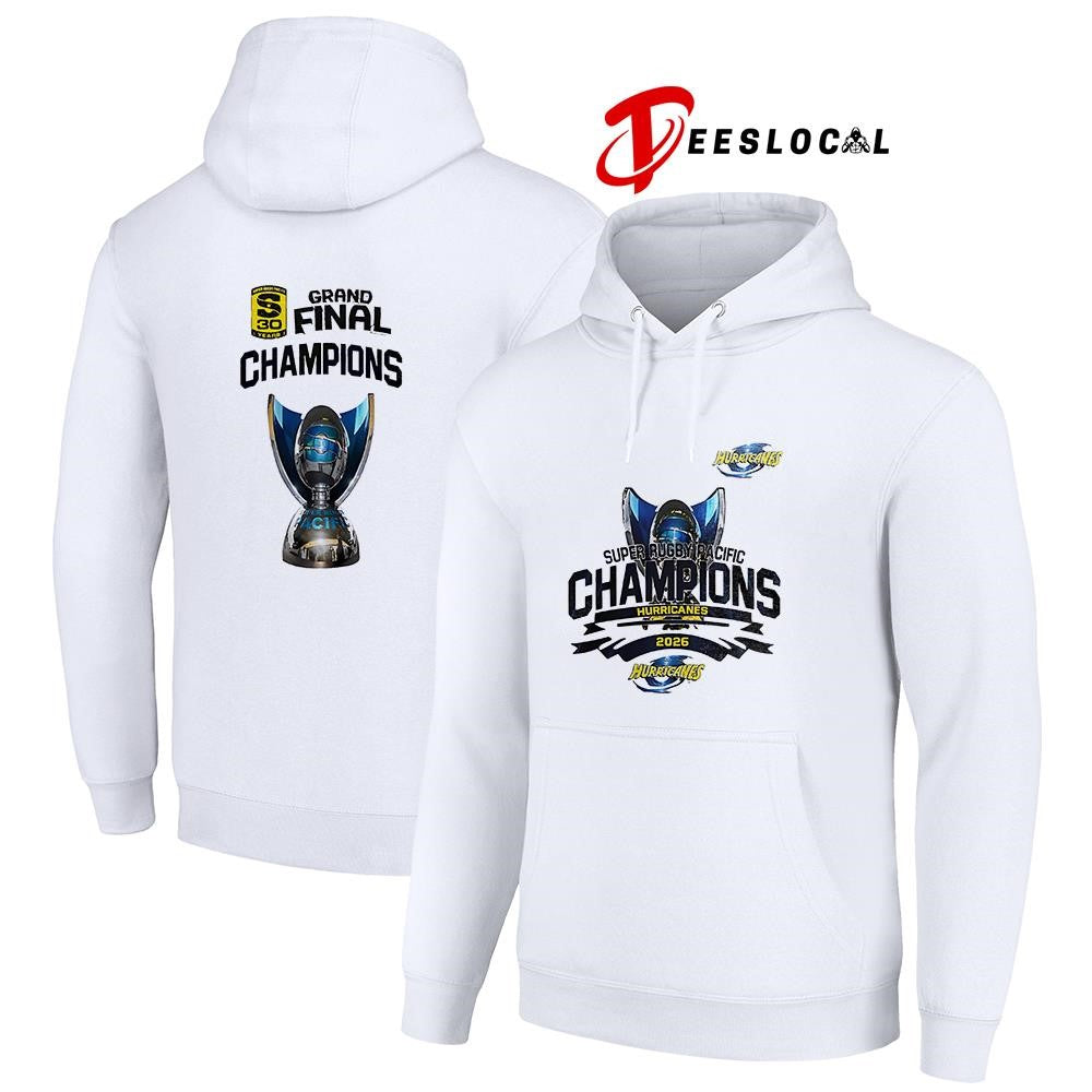 Wellington Hurricanes Super Rugby Pacific 2026 Champions Grand Final trophy shirt