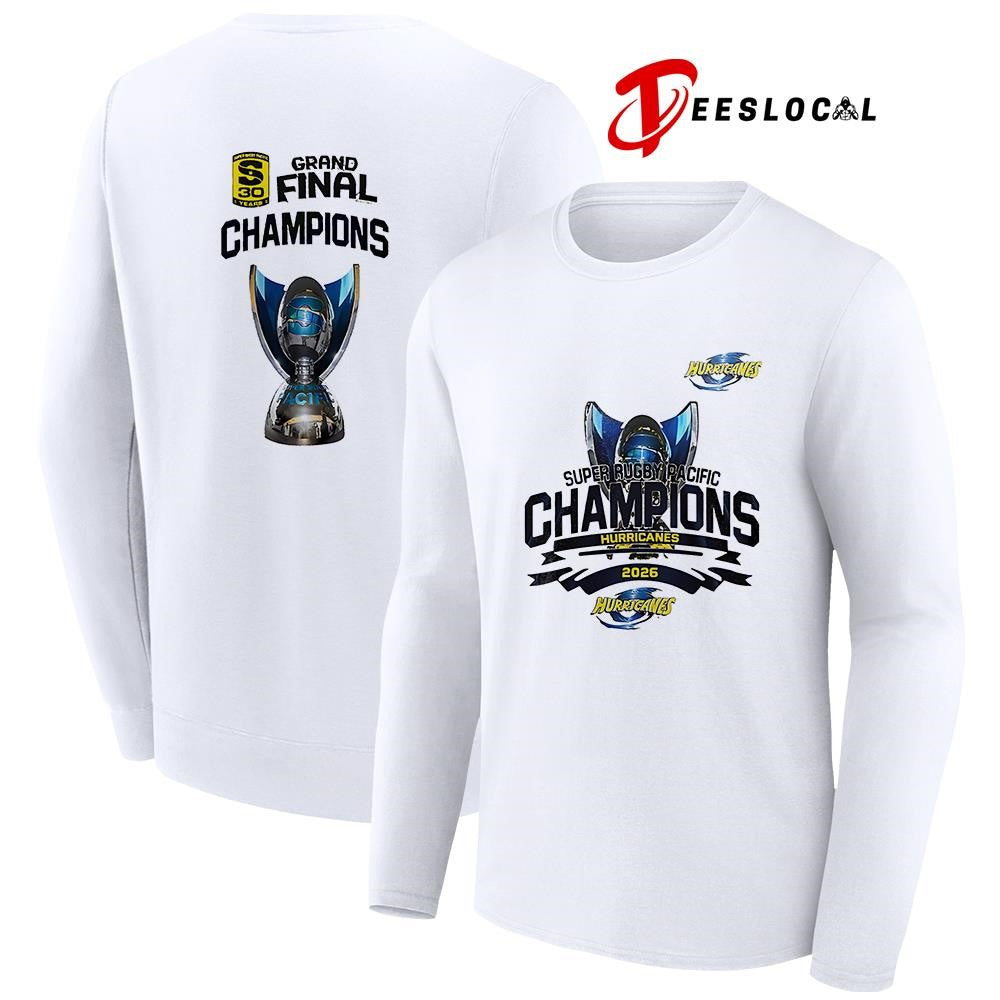 Wellington Hurricanes Super Rugby Pacific 2026 Champions Grand Final trophy shirt