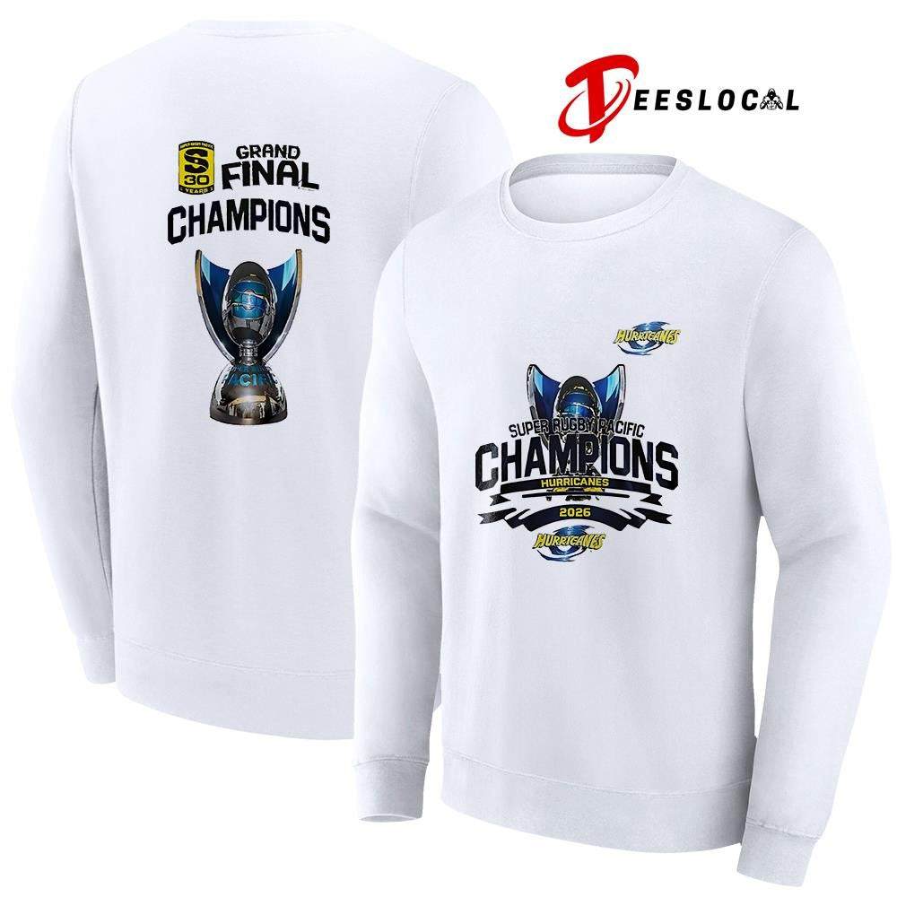 Wellington Hurricanes Super Rugby Pacific 2026 Champions Grand Final trophy shirt