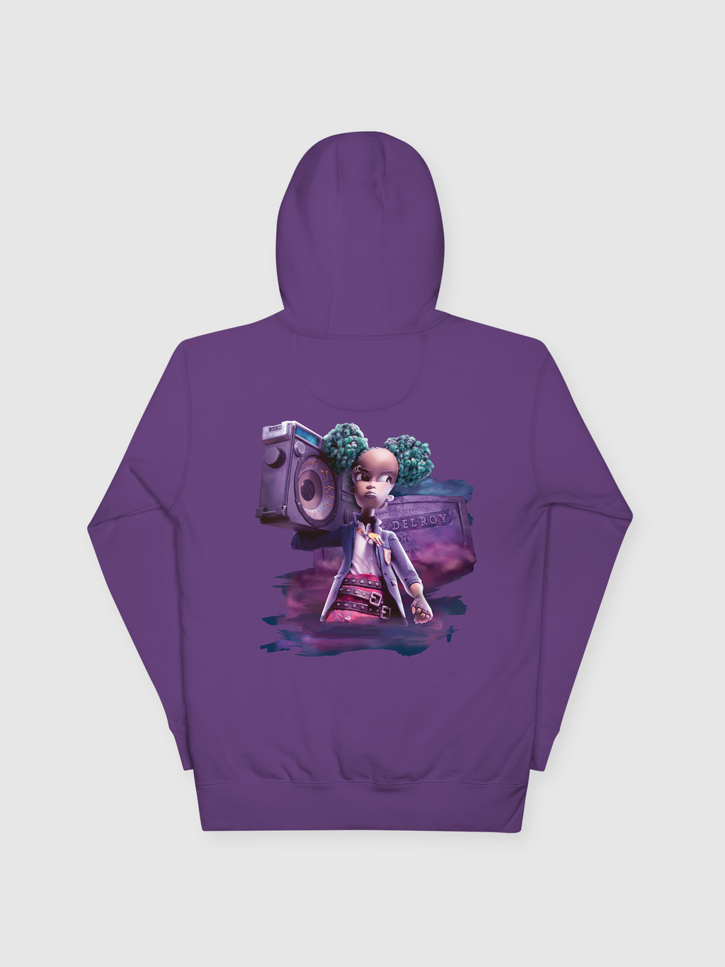 Wendell & Wild Kat Premium Unisex Hoodie [Purple] T-Shirts, Sweatshirt | CiraTrend.com (Image 1)