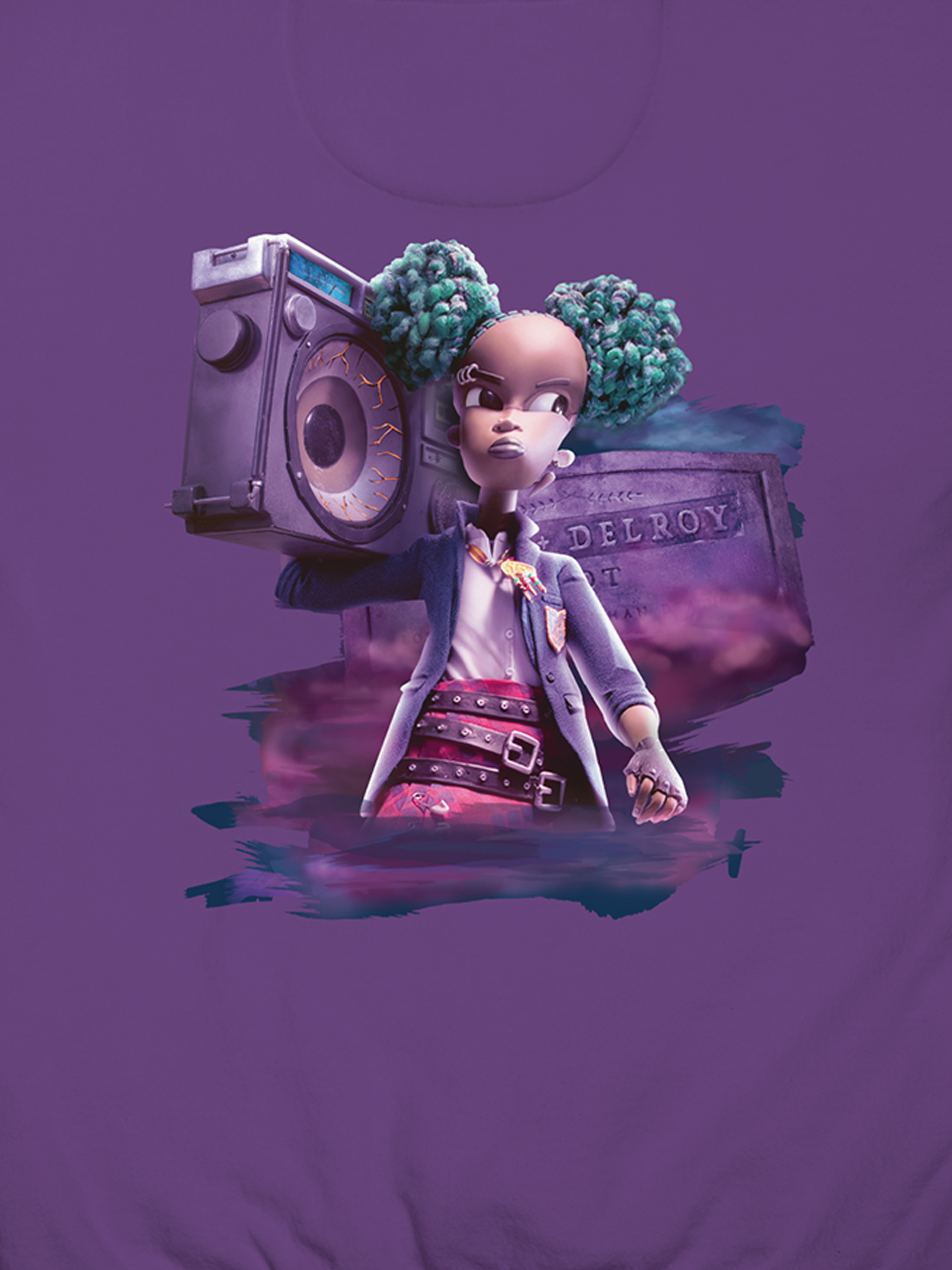 Wendell & Wild Kat Premium Unisex Hoodie [Purple] T-Shirts, Sweatshirt | CiraTrend.com (Image 2)
