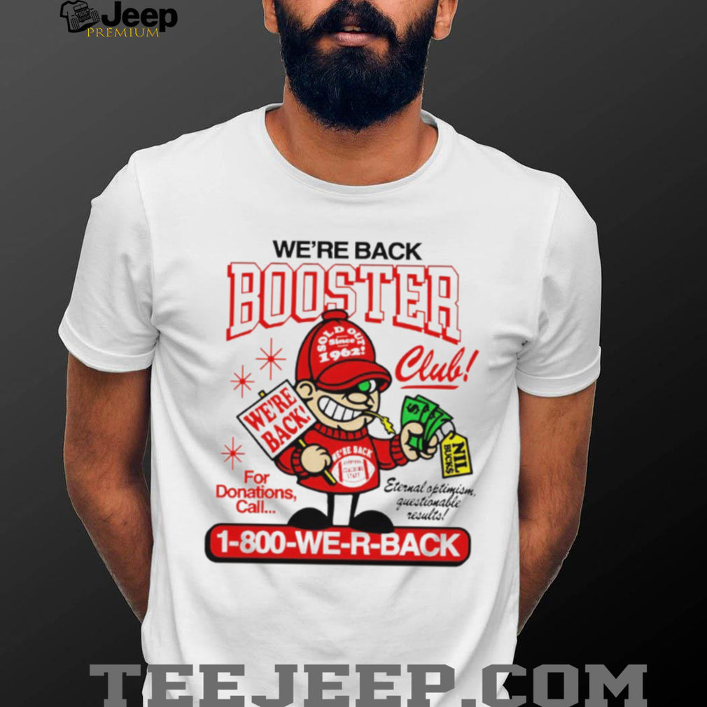 We’re Back Booster Club Retro Mascot Sports T Shirt
