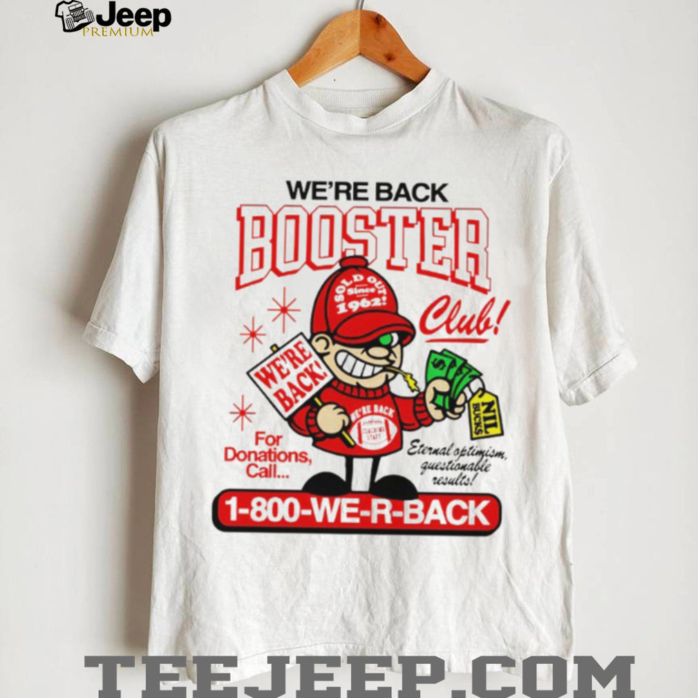 We’re Back Booster Club Retro Mascot Sports T Shirt