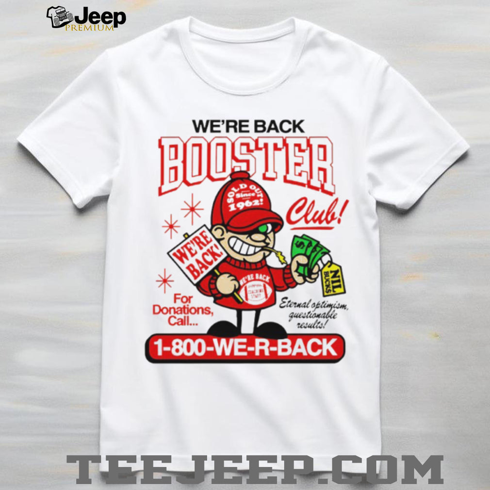 We’re Back Booster Club Retro Mascot Sports T Shirt