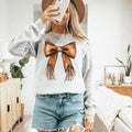 Western Bow, Cowgirl, Ribbon, Coquette, Valentine's Day, Love Sweatshirt, Crew Neck, Women's, Crewneck, Valentine's Day,...