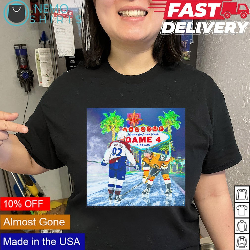 Western Conference Finals game 4 Colorado Avalanche vs Vegas Golden Knights players matchup shirt
