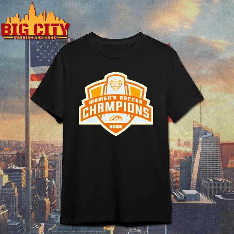 Western Michigan Broncos 2025 Mac Womens Soccer Champions Shirt