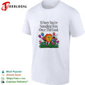 Where you’re standing was once the goal flower cartoon shirt