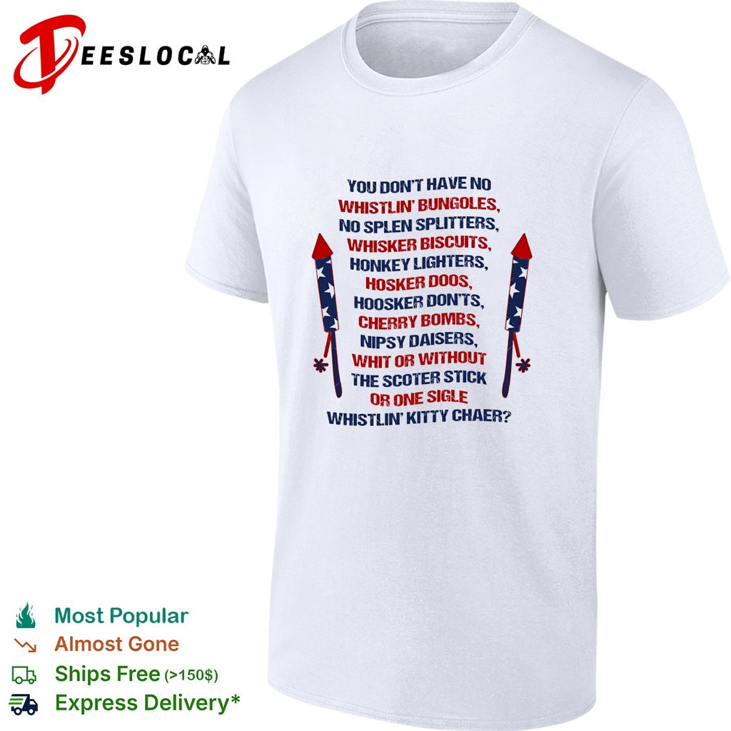 Whistlin bungoles firework jargon parody shirt