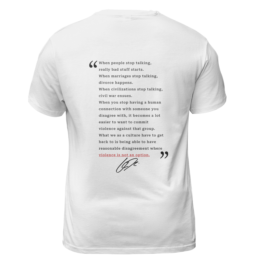 Freedom When People Stop Talking Charlie Kirk T Shirt - G Hoodie, Sweatshirt | CiraTrend.com (Image 2)
