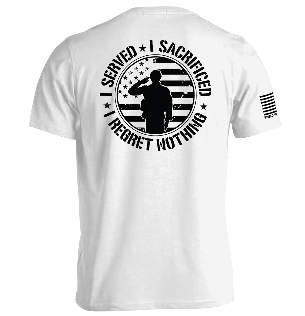 I Served I Sacrificed I Regret Nothing T-Shirts, Hoodie, Sweatshirt | CiraTrend.com (Image 4)