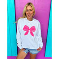 White Bow Sweatshirt T-Shirts, Hoodie | CiraTrend.com