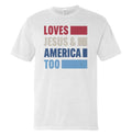 Loves Jesus & America Too Bold (Front) T-Shirts, Hoodie, Sweatshirt | CiraTrend.com (Image 1)