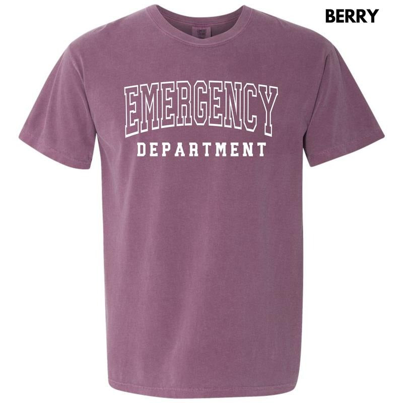White Emergency Dept Comfort Colors T-Shirt 'NLB' Hoodie, Sweatshirt | CiraTrend.com